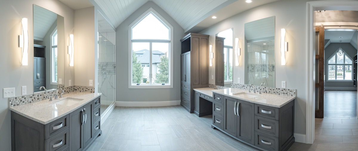 Finished custom home