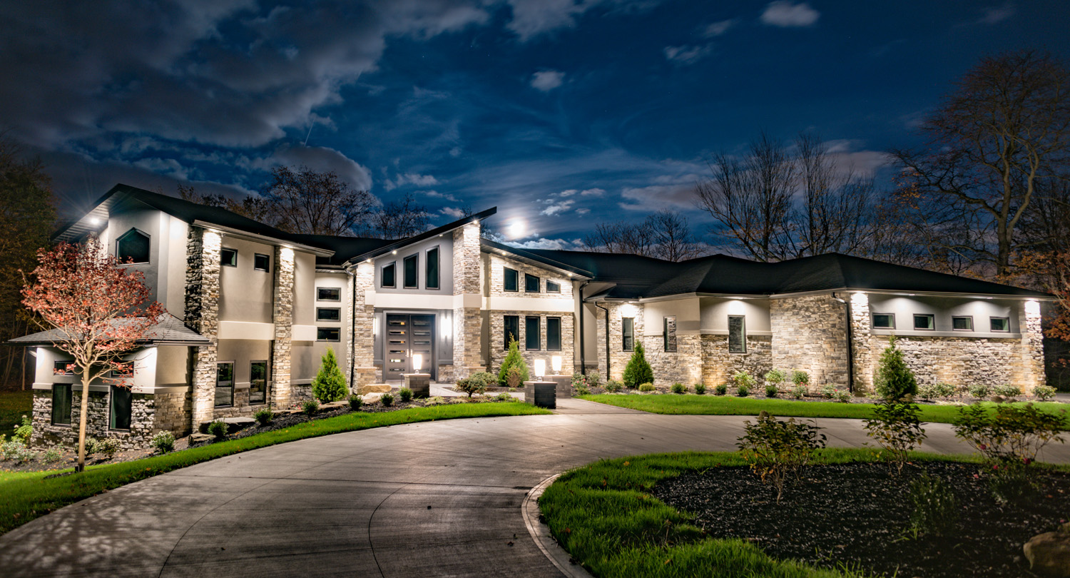 Completed custom residence